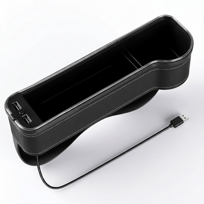LED Seat Gap Organizer With Dual USB Charging Ports