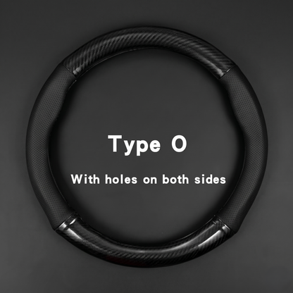 Universal Carbon Fiber Steering Wheel Cover With Anti-Slip Grip