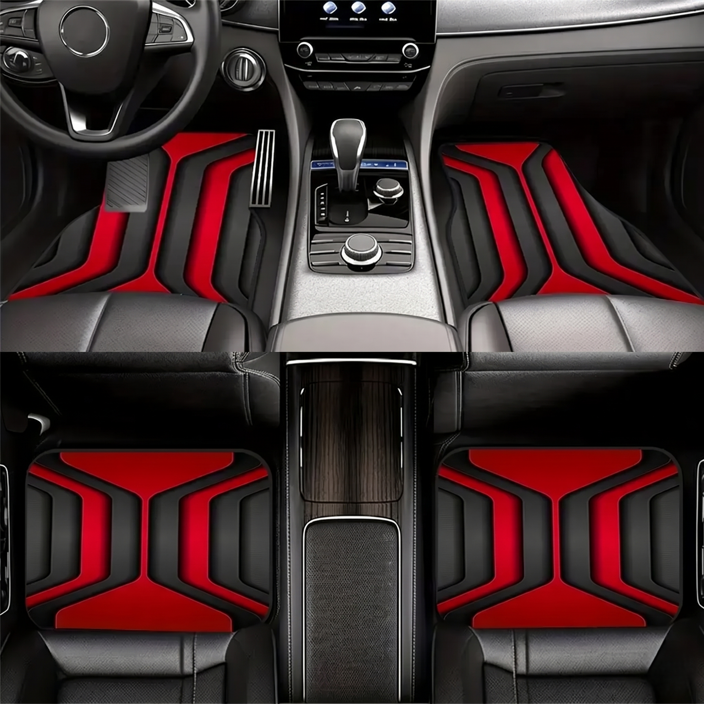 Universal Sport Interior Floor Mat Set For Cars, SUVs & Trucks