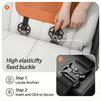 Edahcar Ergonomic Car Seat Leg Support Cushion