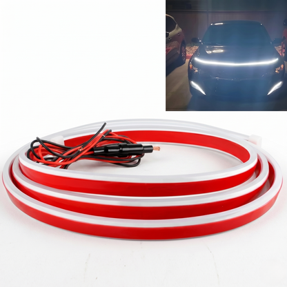 Dynamic LED Hood Light Strip With Sequential Start Animation