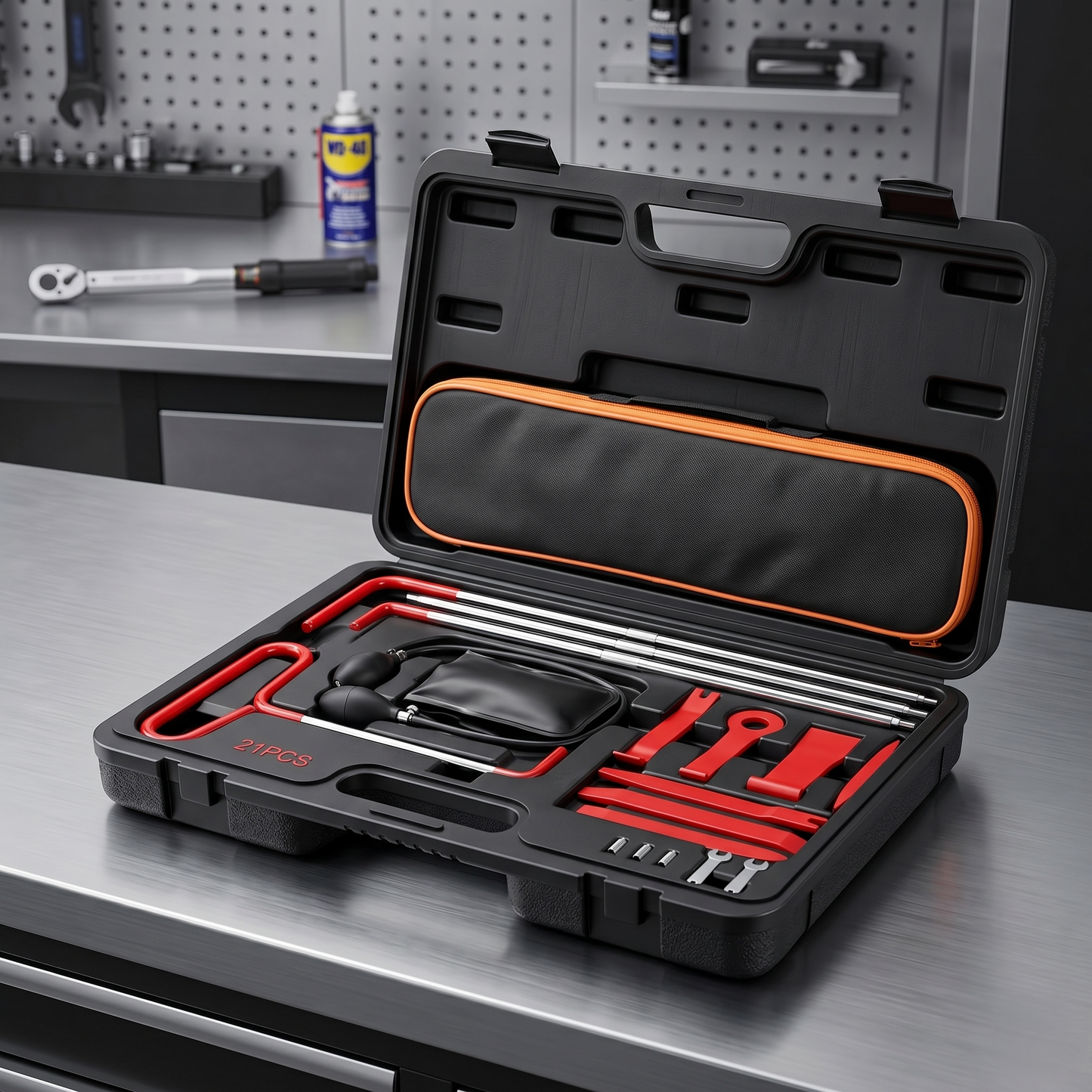 Universal Vehicle Lockout & Trim Removal Tool Kit Set (21 PCS)