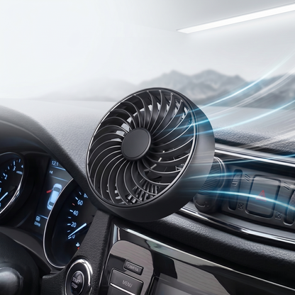 Adjustable USB Car Vent Cooling Fan With 3 Speed Settings