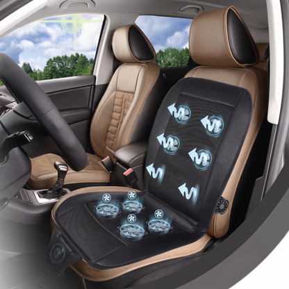 12V/24V Ventilated Car Seat Cooling Cushion With Dual Speed Fan