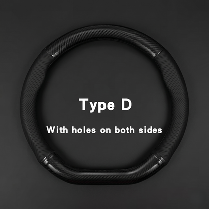 Universal Carbon Fiber Steering Wheel Cover With Anti-Slip Grip
