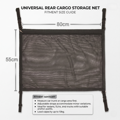 Adjustable Car Ceiling Storage Net Organizer