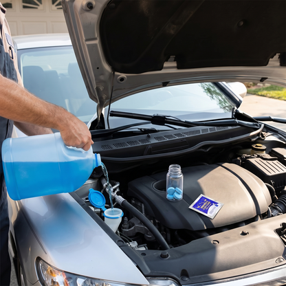 Compact Windshield Washer Cleaning Tablets For Car Washer Fluid Reservoir
