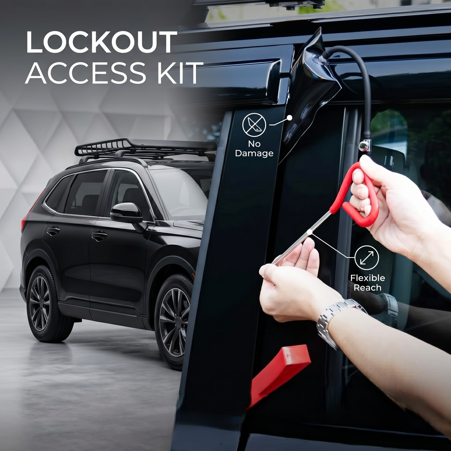 Universal Vehicle Lockout & Trim Removal Tool Kit Set (21 PCS)