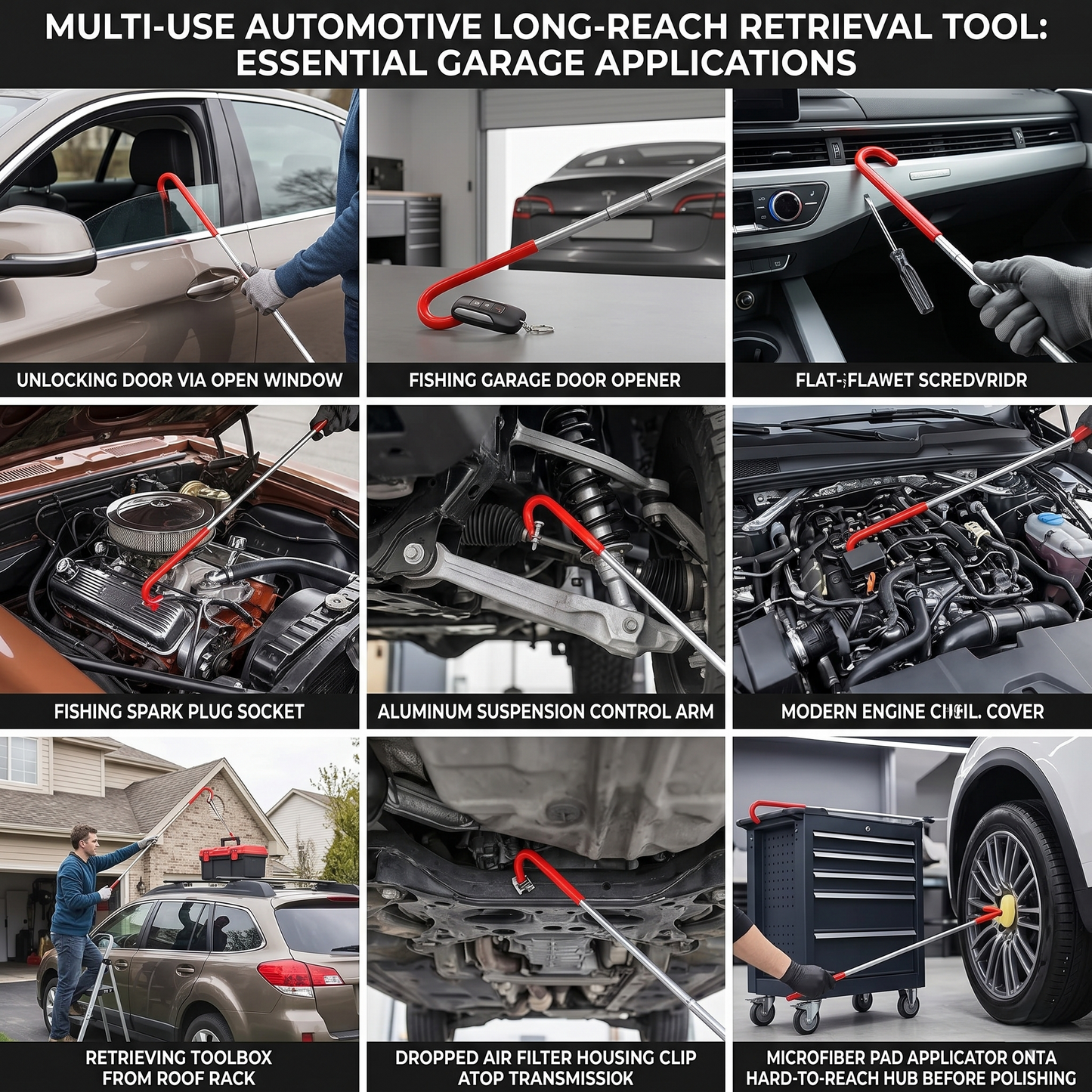 Universal Vehicle Lockout & Trim Removal Tool Kit Set (21 PCS)