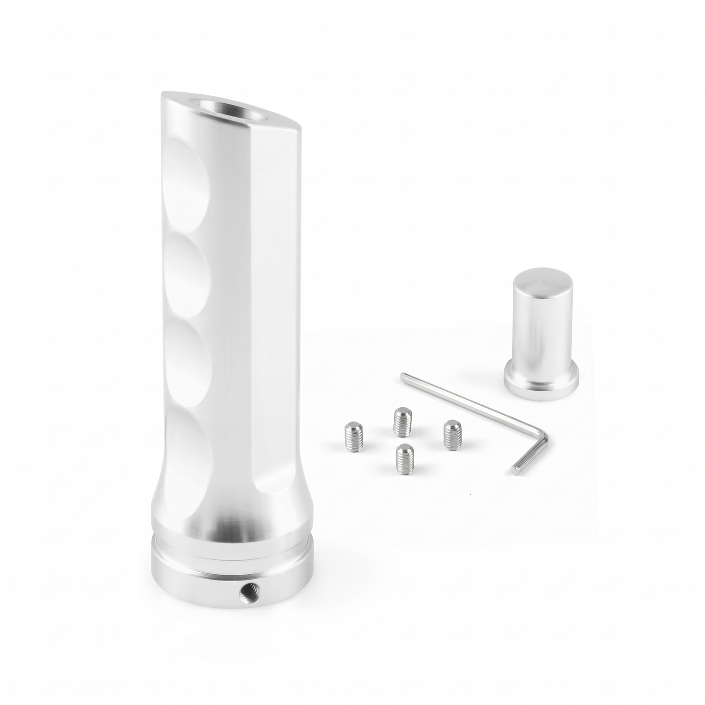 Universal Aluminum Handbrake Handle Cover With Grip Cutouts