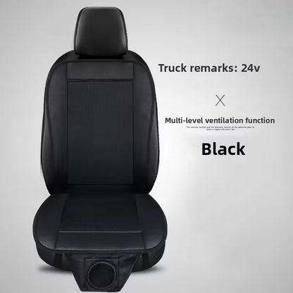 12V/24V Ventilated Car Seat Cooling Cushion With Dual Speed Fan
